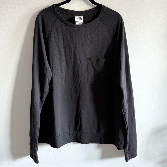 NWT The North Face Westbrae Knit Crew 1X Black Hiking Layering Top Fall Outdoor - Picture 4 of 10